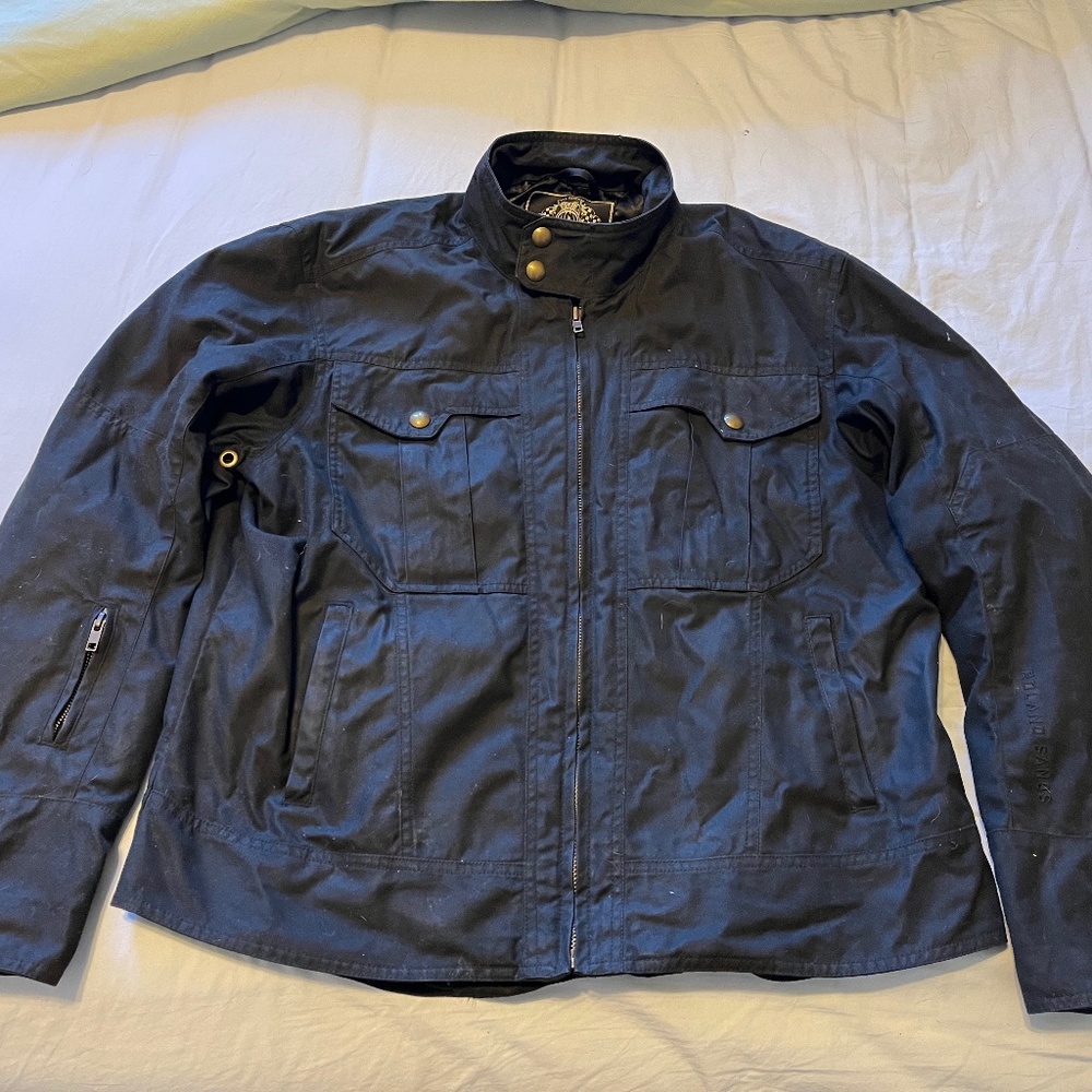 Roland Sands “Tracker” Waxed Cotton Motorcycle Jacket